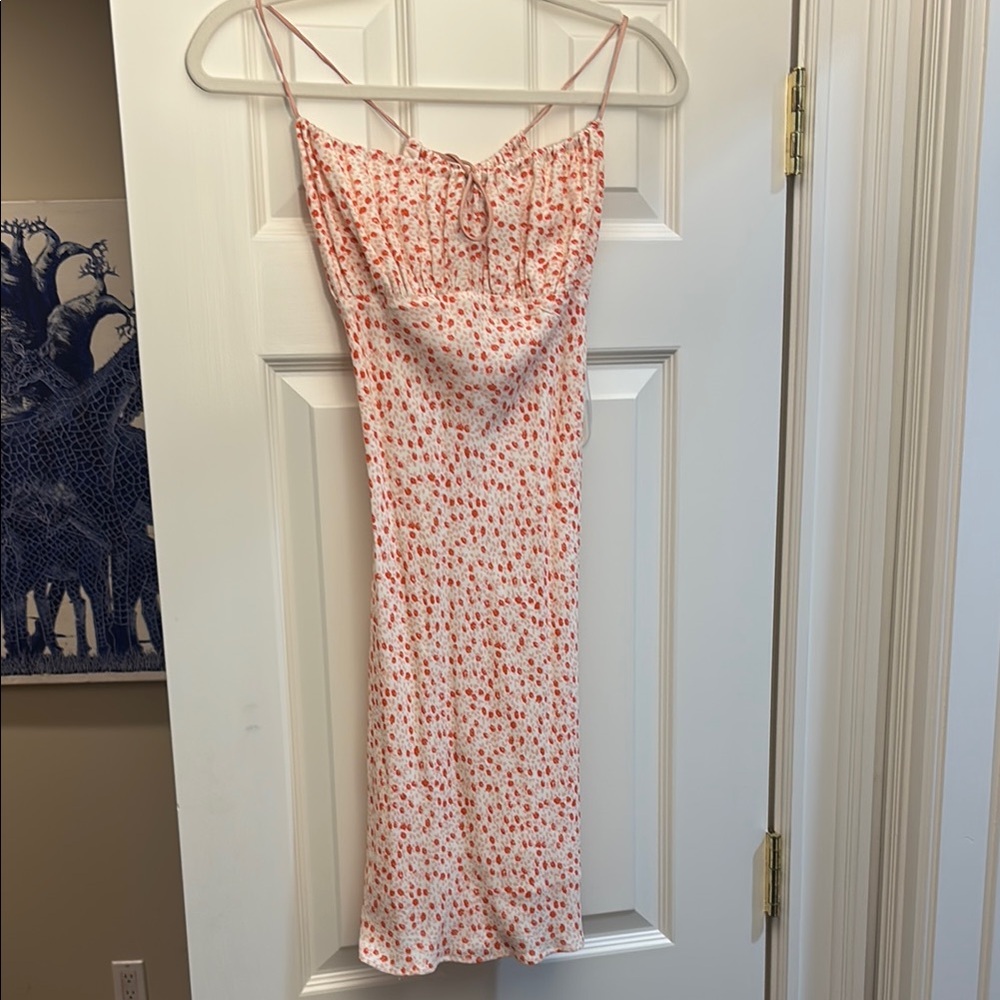 Cotton Candy LA Floral Pink Spaghetti Strap Dress